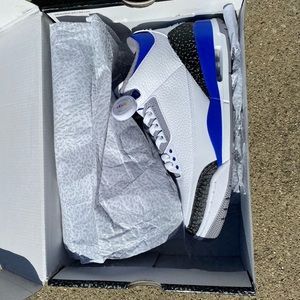 Jordan 3 Retro Blue Racer Size 10.5 Mens DS OG All